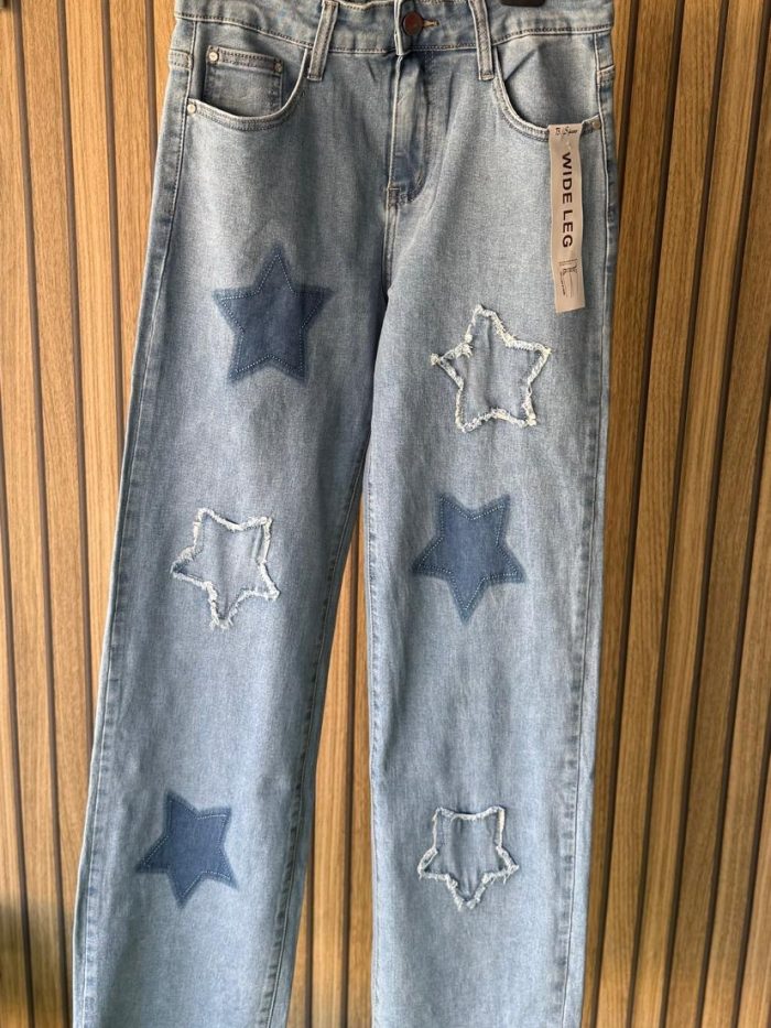 Pantalón vaquero estrellas