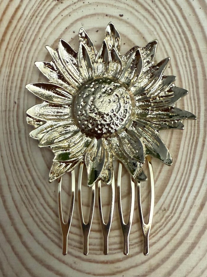 Peineta girasol