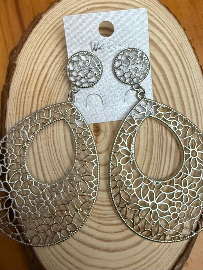Pendientes flores