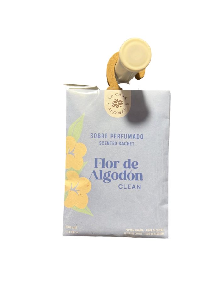 Sobre perfumado flor de algodón