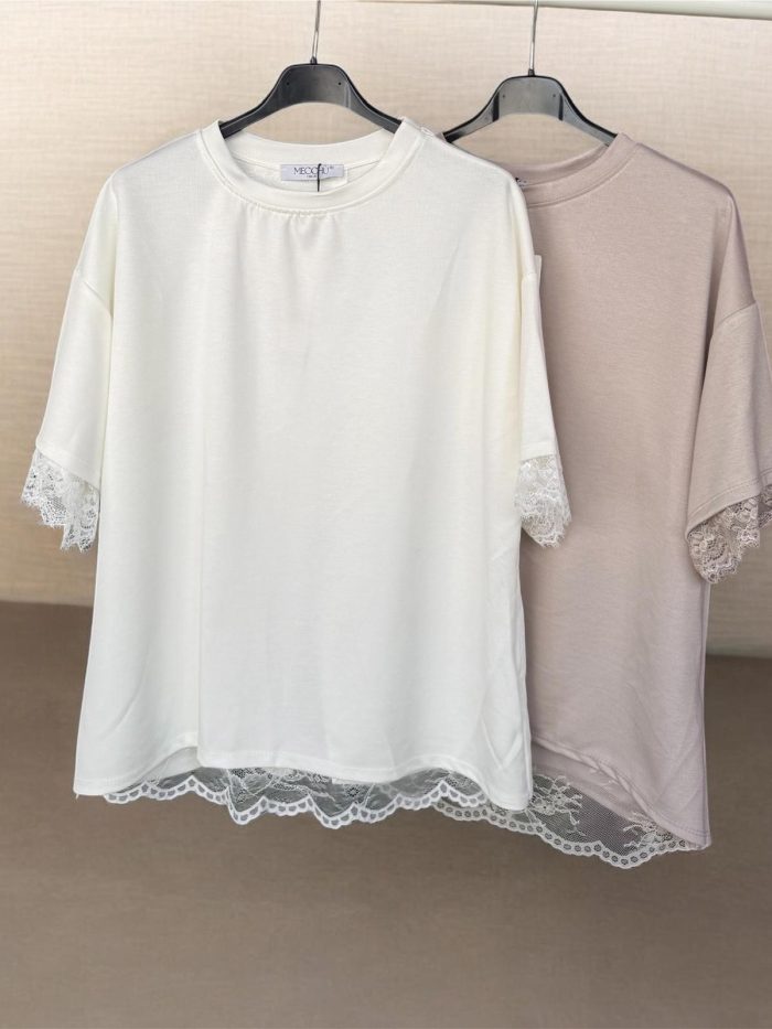 Camiseta encaje