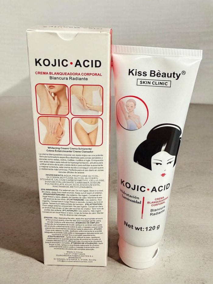 Crema blanqueadora corporal Ácido Kójico