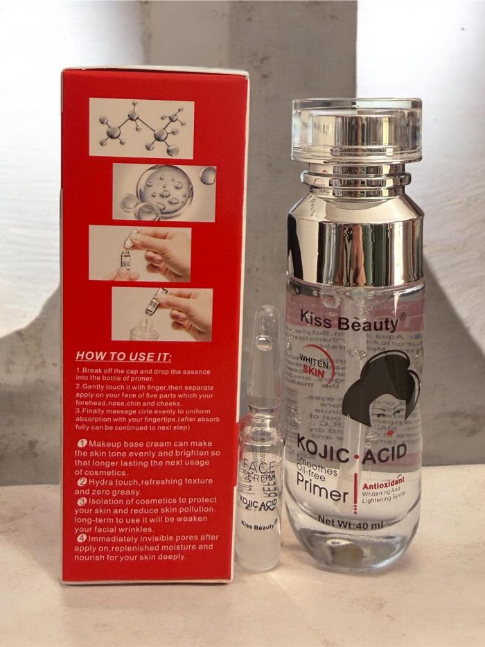 Prebase de maquillaje ácido kójico