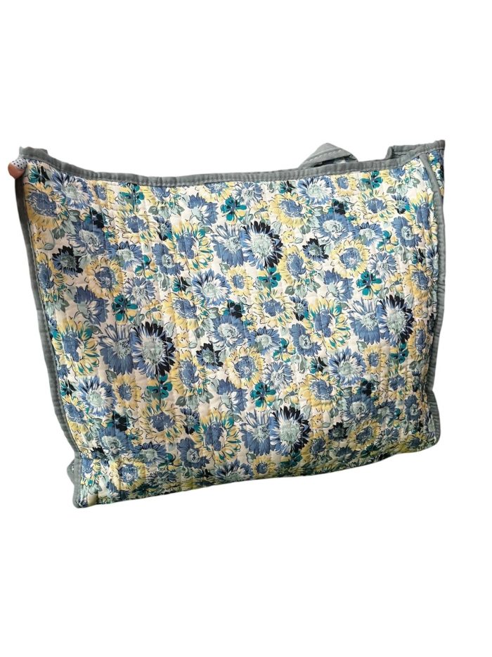 Bolso flores tela