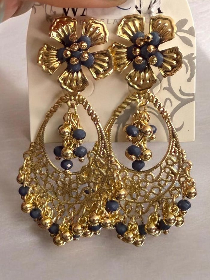 Pendientes flores