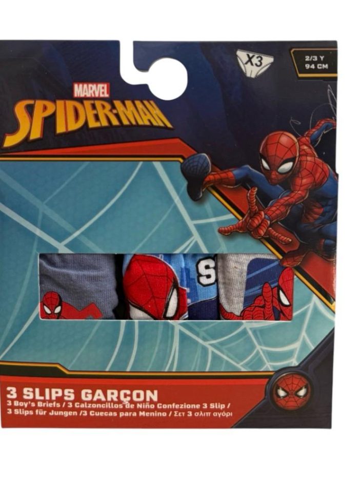 Cajita calzoncillos Spiderman