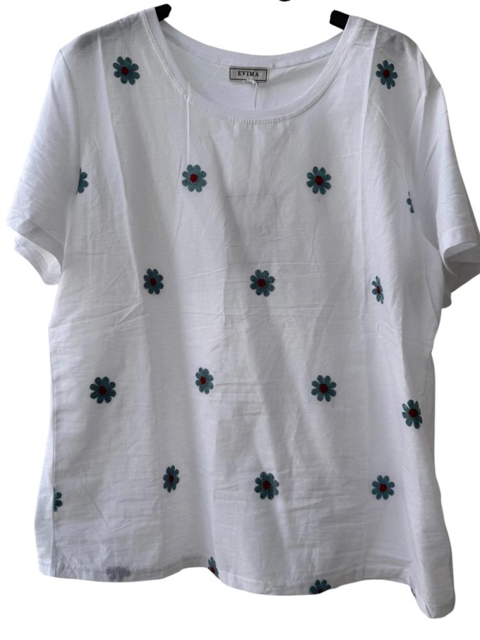 Camiseta flores