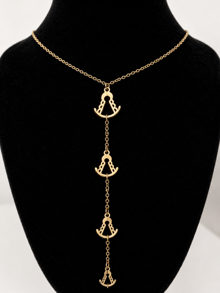 Collar Virgen del Rocío siluetas