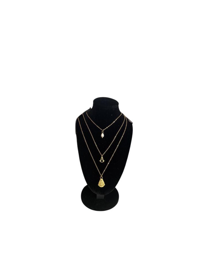 Collar triple Virgen del Rocío