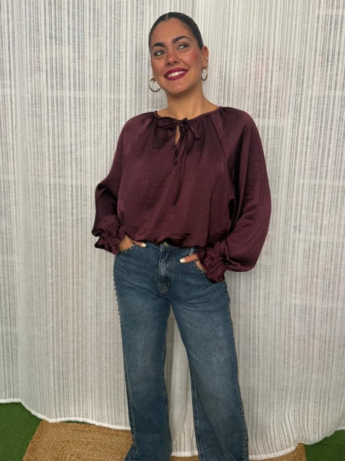 Blusa satén